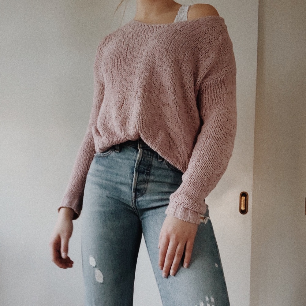 Lavender American Eagle Sweater - Picture 3 of 4